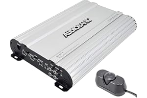 Audiobank Monoblock 2000 WATTS Amp Class AB Car Audio Stereo Amplifier P2001 Heavy-Duty Aluminum Alloy Heatsink | Class A-B O