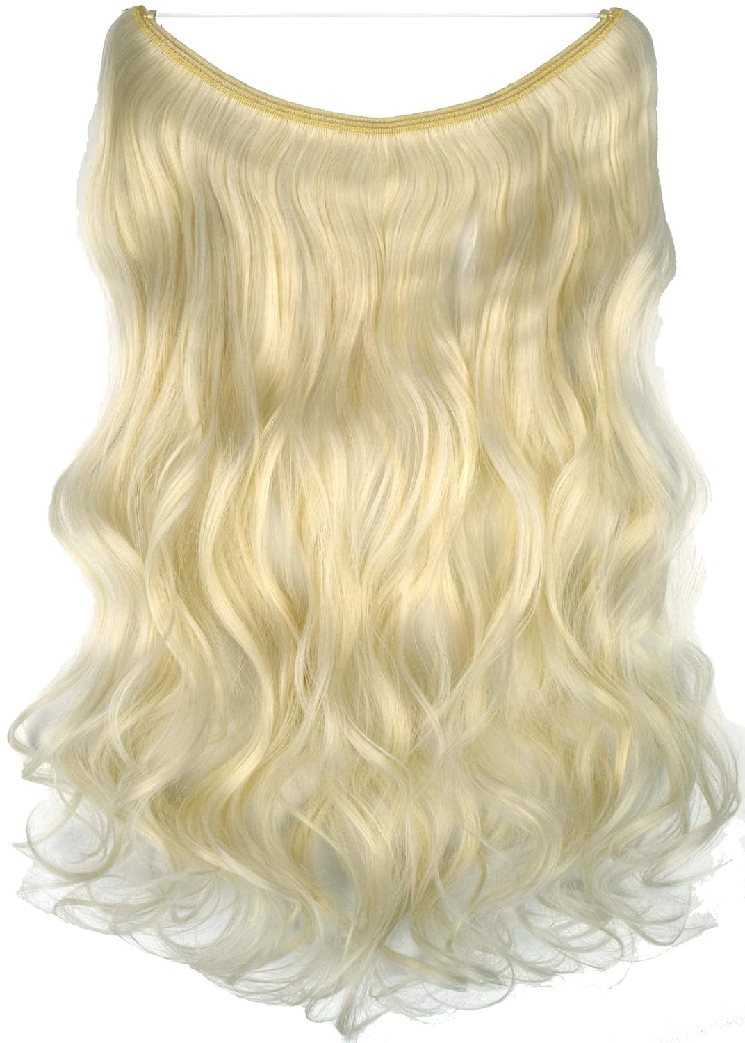 Amazon Com Topreety Wavy 22 100gr Halo Hair Extensions Elastic