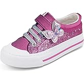 ToandonToddler Kids Sneakers Sparkle Fashion Glitter Sequins Canvas Shoes