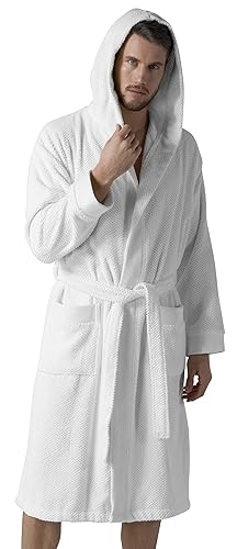 SEYANTE Turkish Cotton Terry Men's Bathrobe, GOTS Certified