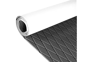 KXKZREN EVA Foam Boat Flooring Decking Sheet 6mm Thick Diamond Anti-Slip Marine Flooring Mat Self Adhesive Deck Pad for Bass Boat Yacht Motorboat RV Cooler Tops, 74.8"x27.6" / 93.8"x43.9"