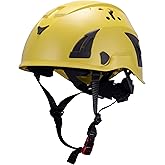 Land Helmets AeroPro Safety Helmet - ANSI/ISEA Z89.1 + EN 12492 & EN397 Type 1 Class C Vented - OSHA Approved - Lightweight, Comfortable Helmet for Arborists, Contractors, & Rescue Teams