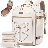 LOVEVOOK Travel Backpack,40L Carry On Backpack Large Fits 17.3" Laptop,TSA Personal Item Travel Bag with 3 Packing Cubes,Water Resistant Laptop Bag Travel Essentials for Weekender Business Hiking