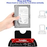 Tccmebius TCC-S862-UK USB 2.0 SATA IDE Dual HDD Docking Station Card Reader Hub view 8