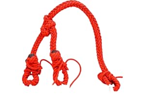 Horse Hobbles 3-Way Rope – Adjustable Braided Nylon with Button Toggle Quick-Release, Front-to-Front & Front-to-Hind Training