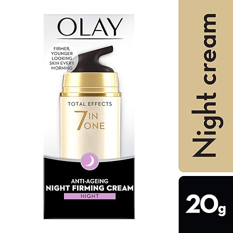 Olay Total Effect 7 in 1 Anti Ageing Night Firming Cream, 20g