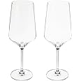 Schott Zwiesel Tritan Crystal Stemware Pure Collection Bordeaux Red Wine Glass, 23-Ounce, Set of 2, Clear