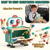 Lehoo Castle Wooden Robot Kids Tool Set Montessori Educational Toy 2 3 4 view 6