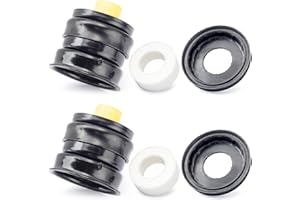 Erchon 52670-T5A-J01 Car Rear Mounting Damper Replacement for Honda Fit for Jazz GK for City GM6 2015-2021, 2 Set Rear Shock 