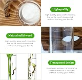 XXXFLOWER Wall Hanging Propagation Station 3 Tier Wooden Stand 9 Test Tubes view 5