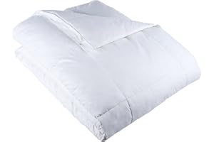 Lavish Home (Full/Queen, White Down Alternative Comforter-Hypoallergenic Microfiber Cover, Baffle Box Stitched Fluffy Bedspread-All Season Blanket