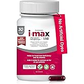 Pharmaris i-max Iron Supplement 150 mg, Vitamin C 250 mg & B12 1000 mcg, Iron Supplement Treatment for Women & Men, Once Daily, 30 Capsules