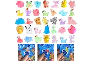 GENERIC 100pcs Mini Glow in The Dark Animal Resin Models, Mystery Resin Animals Blind Bag, Mini Luminous Farm Ocean Figures, Animal Miniatures for Fairy Garden Accessories, Random Design