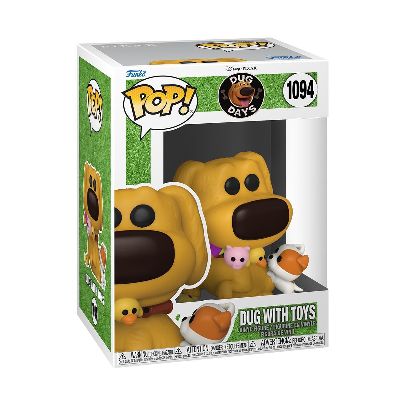 Funko POP! Disney: Dug Days - Dug With Toys - up - Collectable Vinyl Figure - Gift Idea - Official Merchandise - Toys for Kids & Adults - Movies Fans - Model Figure for Collectors and Display