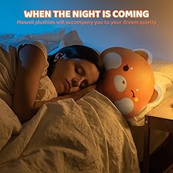 Mewaii 14 Inch Mushroom Plush, Cute Red Panda Plush