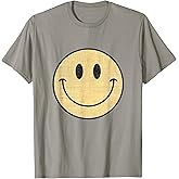 Vintage Smile Face 70's Vibe Yellow Smile T-Shirt