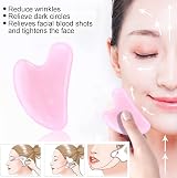 Lamkrtlp Gua Sha Tool for Face, Neck & Body - Pink Jawline Sculpting view 2