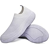 WILLFUN Women’s Mesh Walking Shoes-Slip On Breathable Sock Sneakers Lady's Flexible Lightweight Casual Athletic Easy Shoes