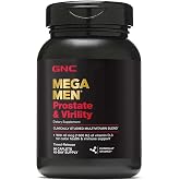 GNC Mega Men Prostate &amp; Virility Multivitamin for Men, 90 Count | Supports Prostate, Sexual, and Colon Health, Made with an Arginine and Herb Blend, Advanced Antioxidant Formula