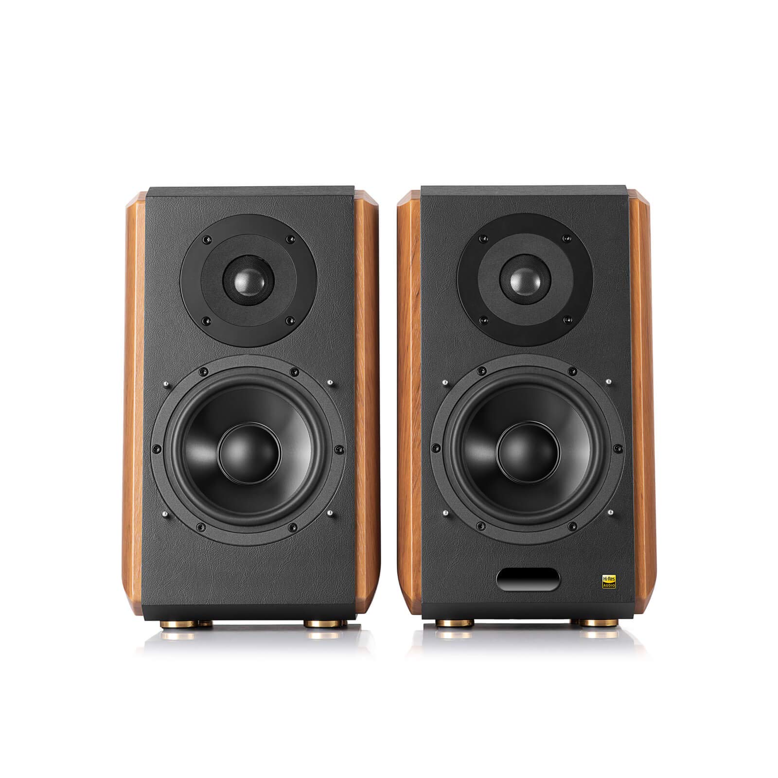 Edifier S1000MKII Audiophile Active Bookshelf 2.0 Speakers - 120w Speakers Bluetooth 5.0 with aptX HD - Optical Input - S1000MK2 Powered Near-Field Monitor Speaker with Class D Amp