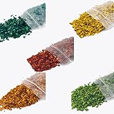 Spriplant Pack of 5 Scenics Leaves Base Miniature Leave Realistic Miniature Leaves Simulation Leaves for DIY Model Railway Fairy Garden Diorama Scenery Landscape Layout