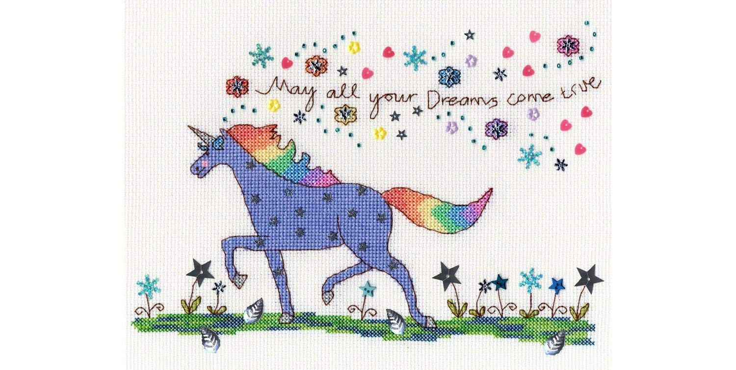 Bothy Threads Love Dreams Counted Cross Stitch Kit 25x18cm XKA14