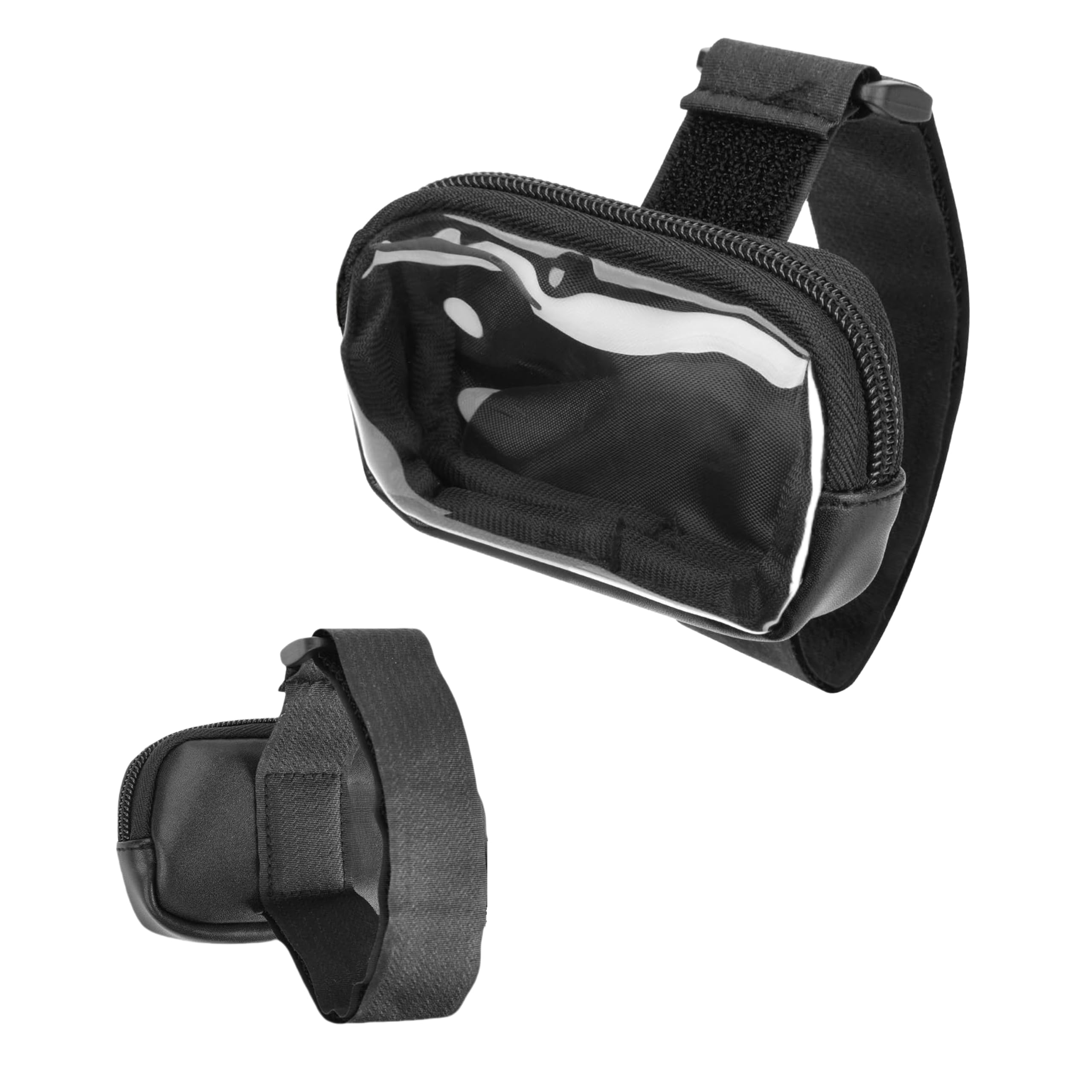 Photo 1 of SANQOUYTT Garage Door Opener Holder for Visor, Carrying Case for Universal Garage/Gate Door Opener Remote, Adjustable Visor Bag Gate Clicker Holder