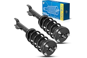 PHILTOP Front Struts for Charger 2012-2017 3.6L, Charger 2019-2022 3.6L, Challenger 2012-2022 3.6L, Shock Absorber Complete Suspension 172665 * 2, Struts with Coil Spring Assemblies SAA861 2 Pcs