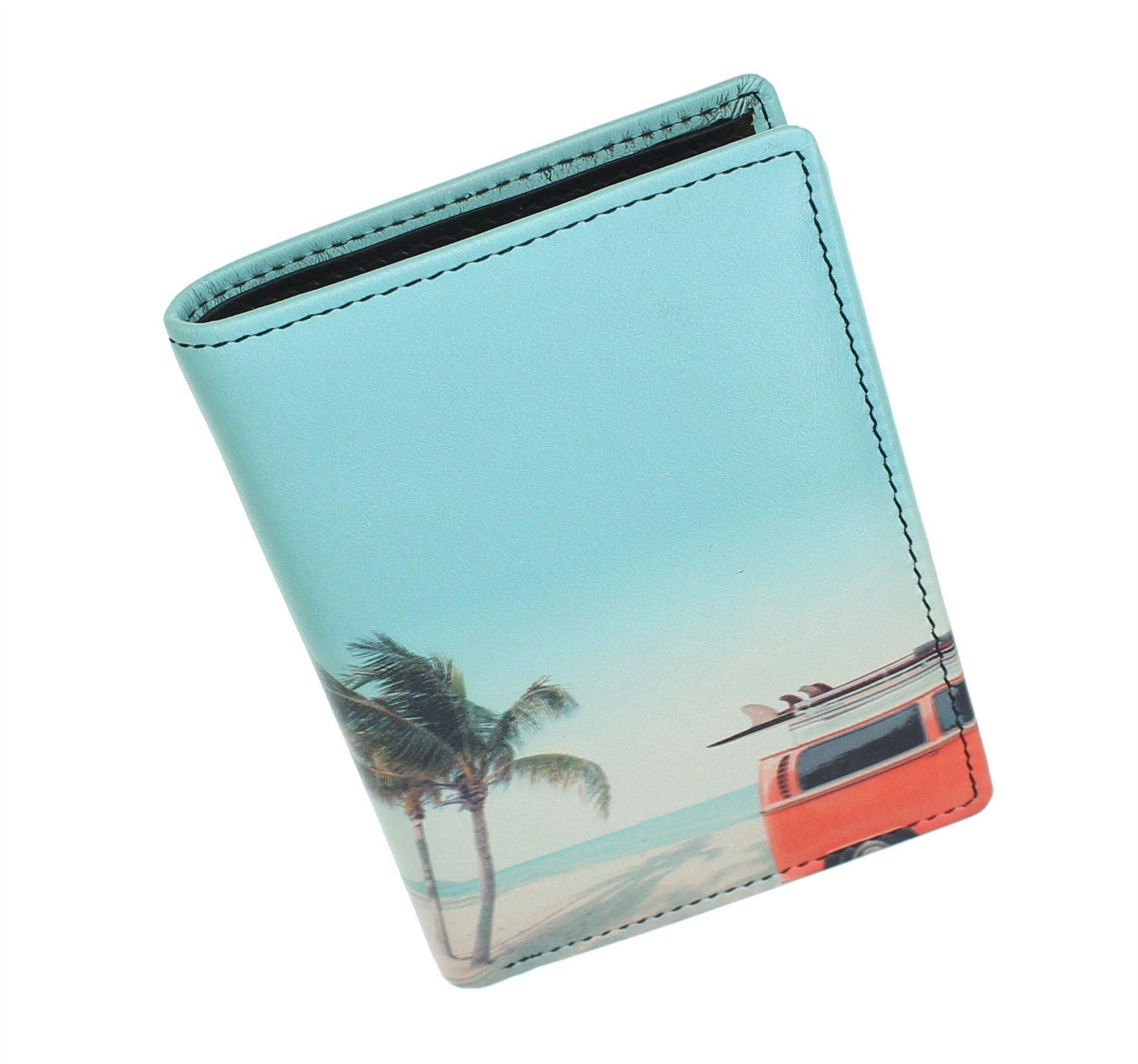 Kalmin Printed Leather Wallet with RFID Protection 197_4 Camper