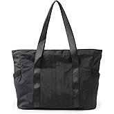 BAGSMART Tote Bag for Women, Tote Bag with Zipper Work Tote with Compartments Nurse Shoulder Hanbag for Travel, Gym
