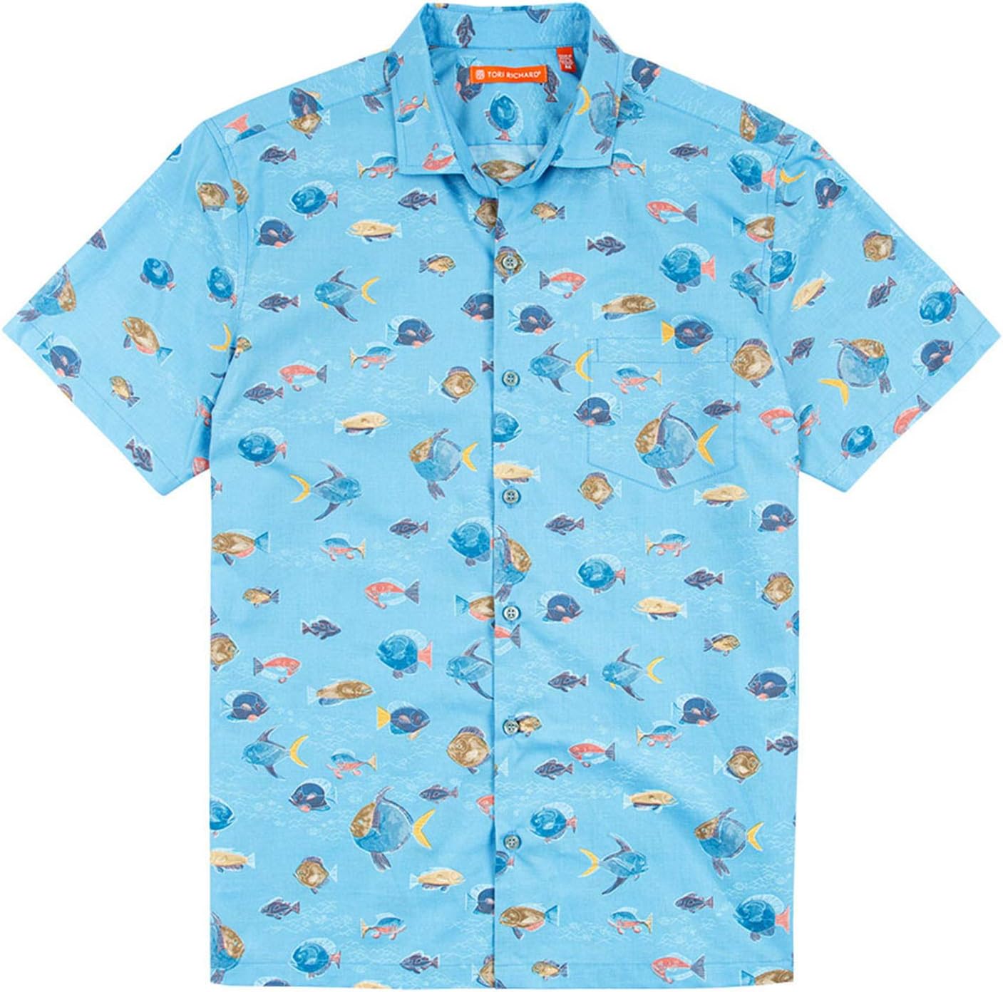 Hi School Short Sleeve Camp Shirt - Surf