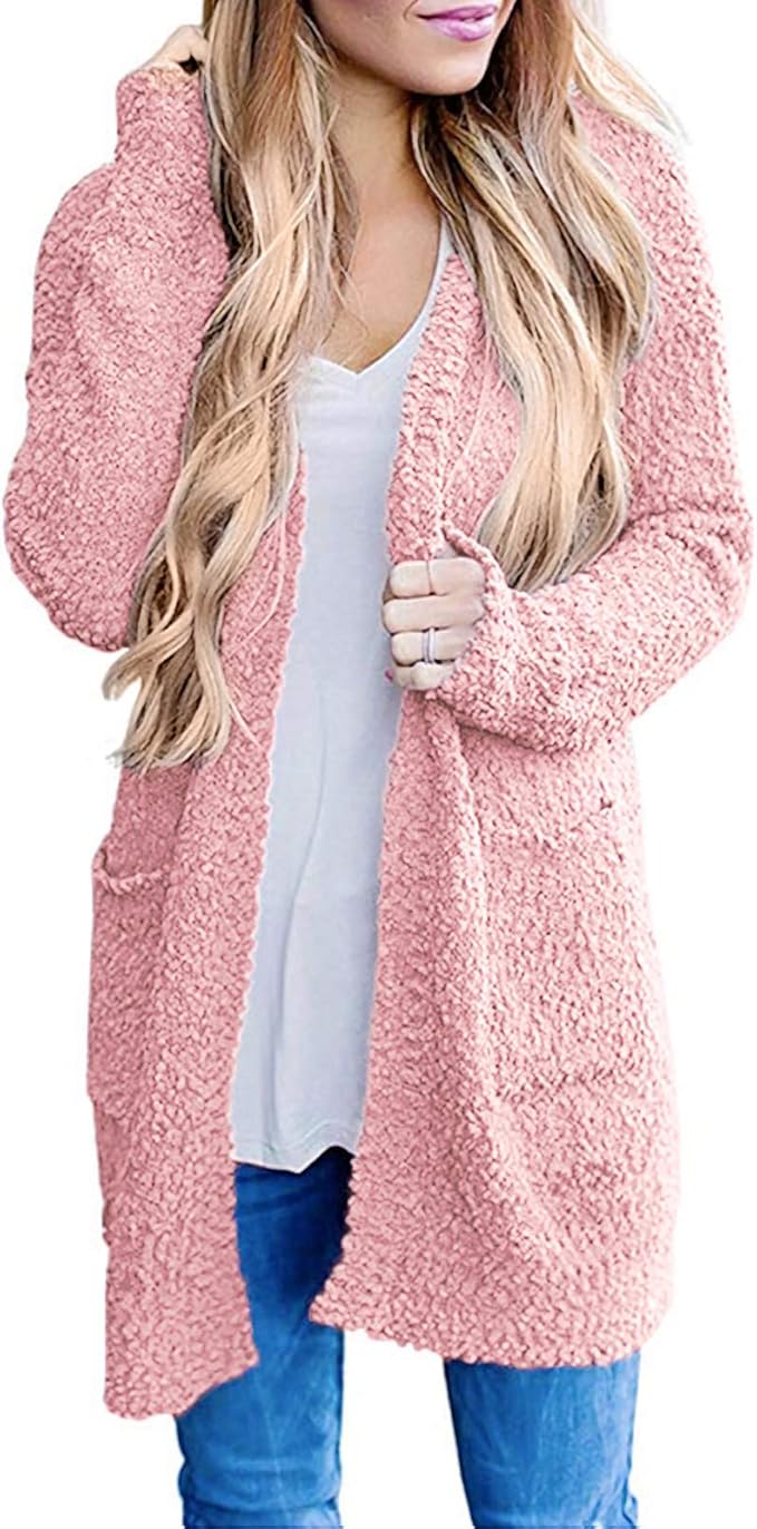 Cat & Jack | Shirts & Tops | Cat Jack I Openfront Pink Sherpa Cardigan Sweater Girls Xl | Poshmark