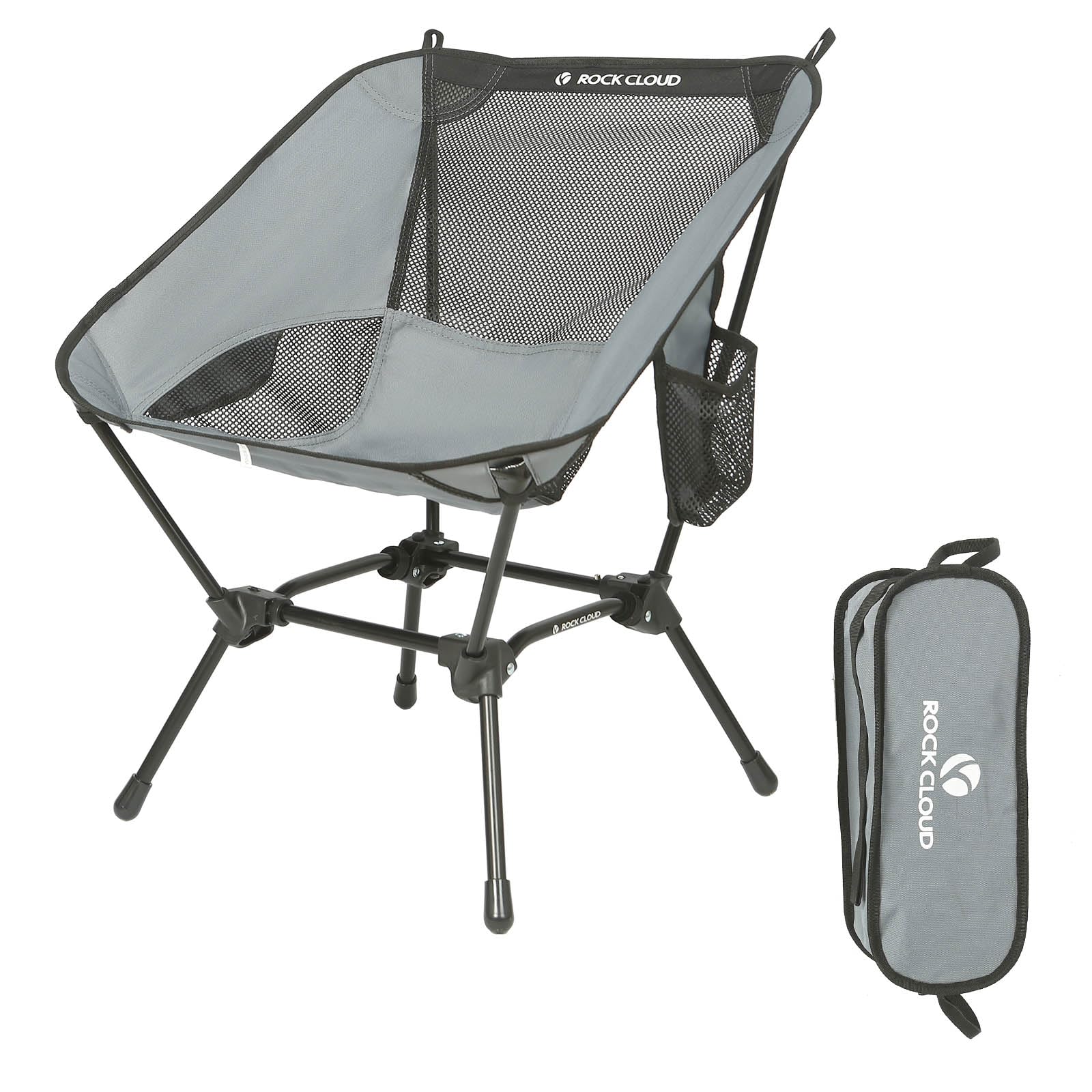ROCK CLOUD Ultra Lightweight Chair Camping Compact Folding Chairs Portable with Carry Bag for Outdoors Garden Hiking Fishing Picnic BBQ Beach