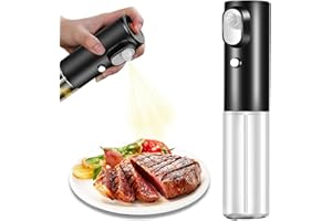 Olive Oil Dispenser Bottle Butter Sprayer, 200ml 2 Modes Continuous Spraying Olive Oil Dispenser Bottle, Detchable Visible Po