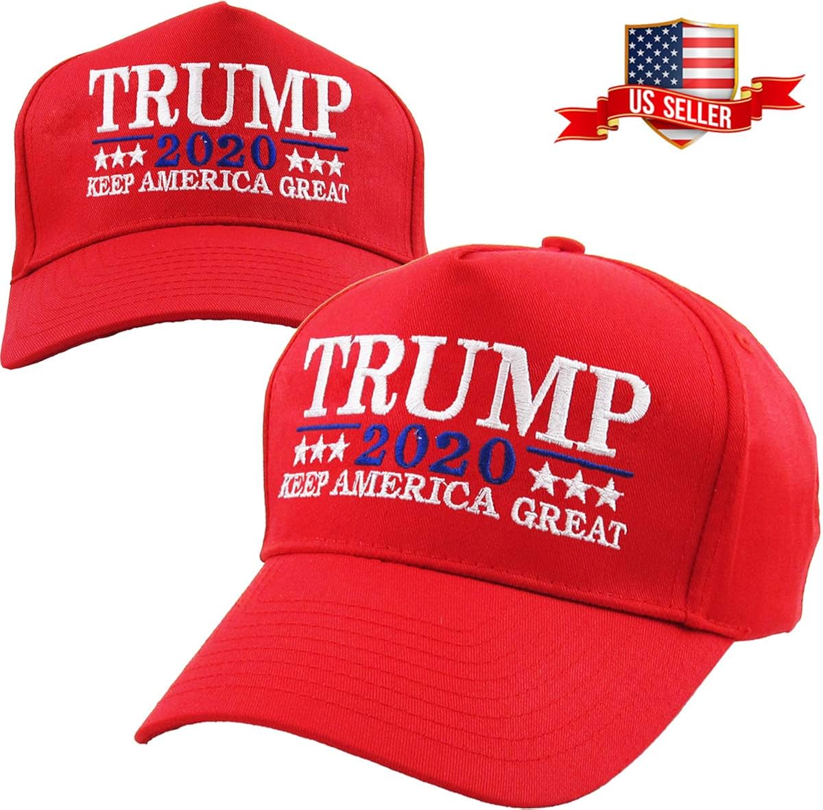 TRUMP018-RED Trump 2020 Hat Cap Keep America Great Make America Great Again KAG MAGA at  Men’s Clothing store