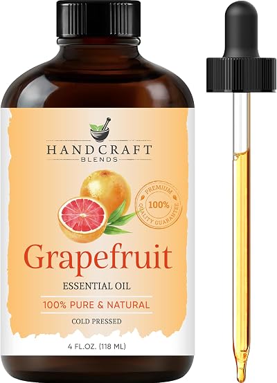 Handcraft Blends Grapefruit Essential Oil 118 ml with Glass Dropper