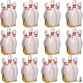 Fun Express 5" x 8" Bowling Party Bowling Pin Favor Boxes - 12 Piece