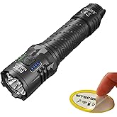 Nitecore P27iX 5000 Lumen Tactical Flashlight, USB-C Rechargeable, Dual Switch Custom Controls, Spot Flood Mixed Beam, High Output EDC Duty Flashlight