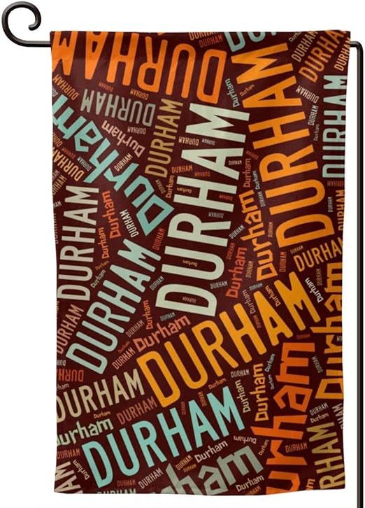 nobrand Durham-American Familienname personalisierte Gartenflagge