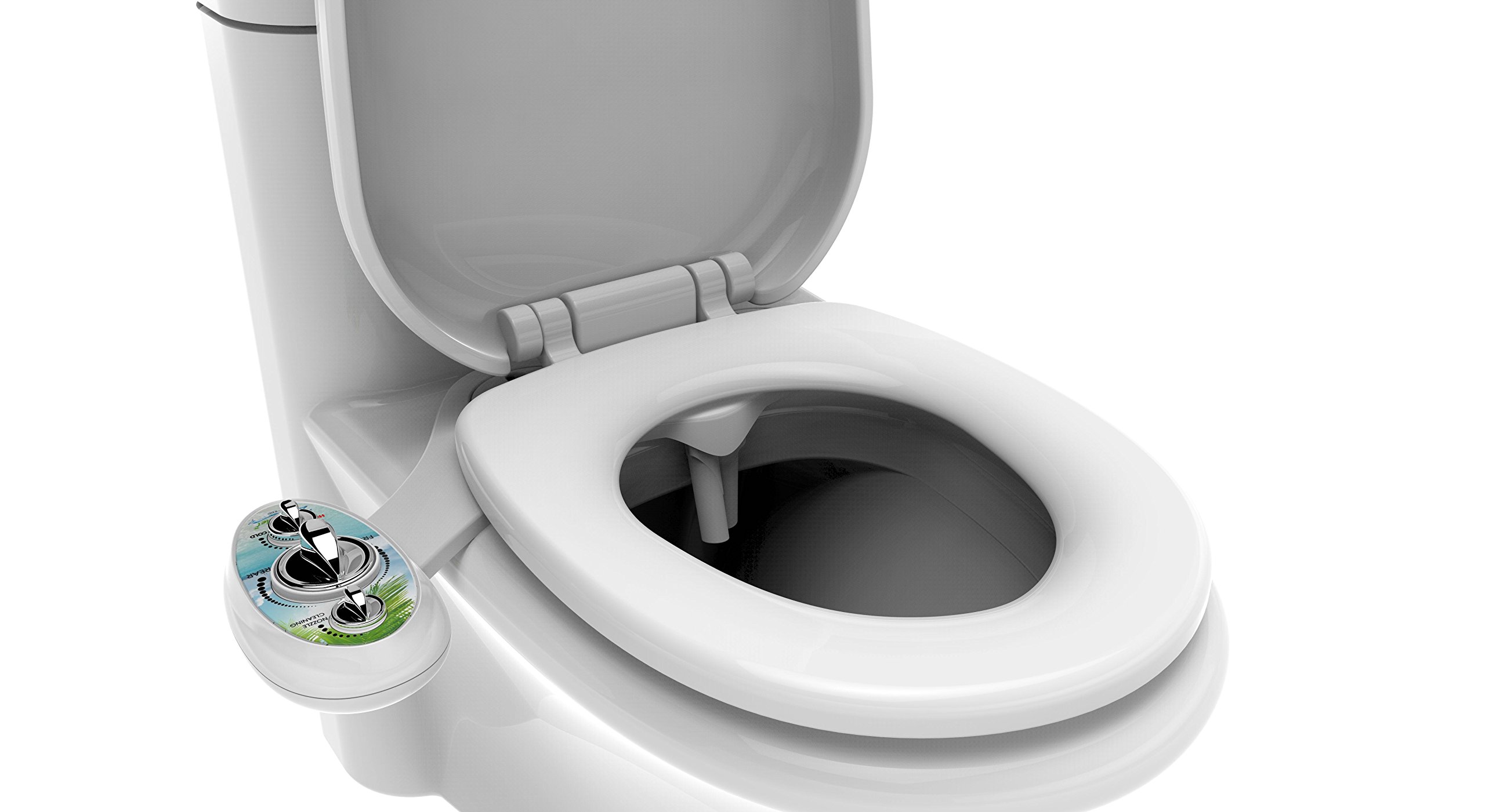 Zen Bidet Z500 Hot and Cold Water BRASS Components Two Nozzle Bidet