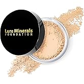 Lure Minerals Foundation Loose Powder 8g Sifter Jar- Choose Color,free of Harmful Ingredients (Compare to Leading Mineral Foundation) (Fairly Light Luminous)