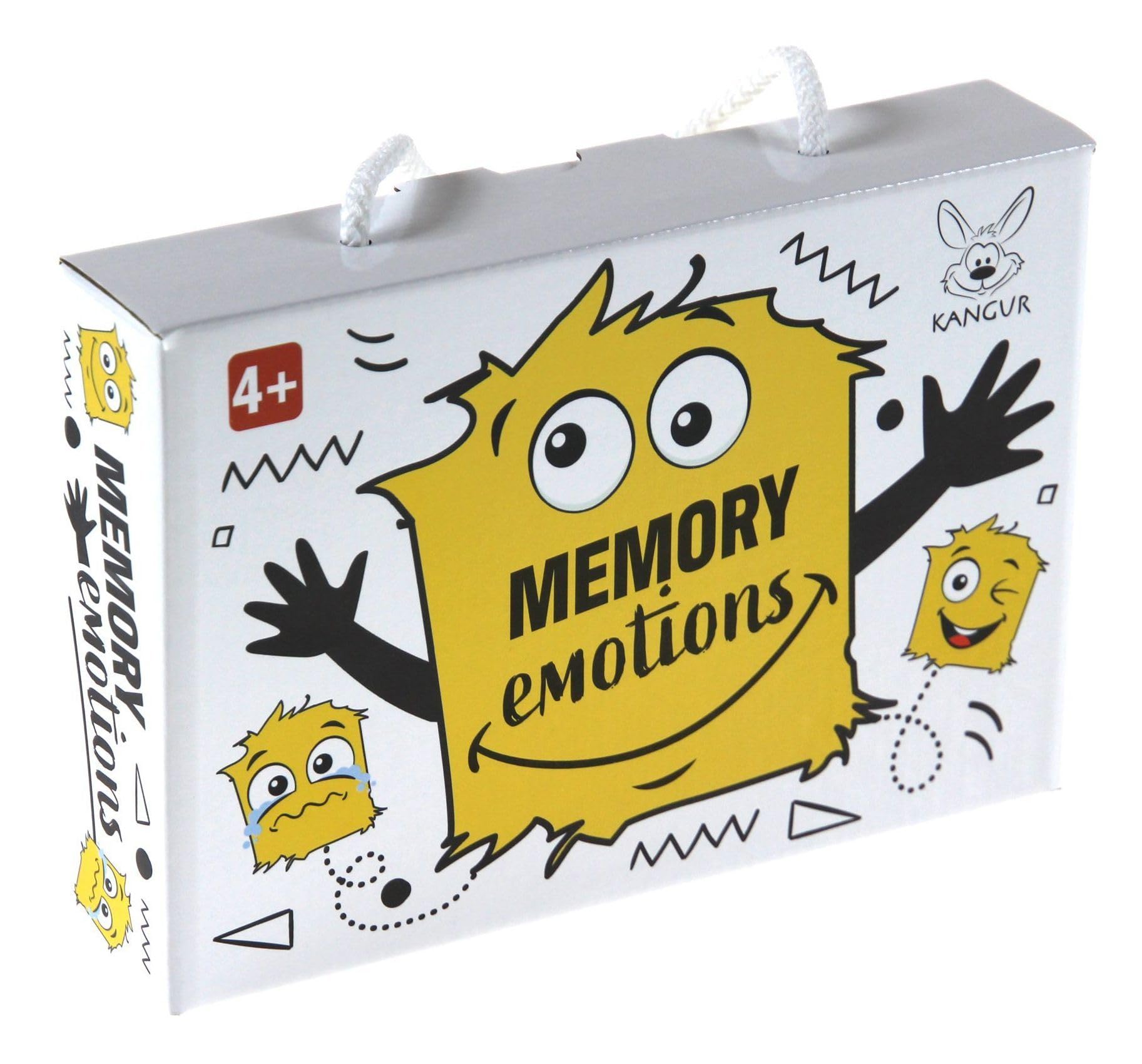 Kangur Matching Emotions Game for Kids Memory Training Educational Family Game Feelings Funny Game Brain Focus Training