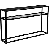 SEI Furniture Holly & Martin Baldrick Console Table, Black, CK7683