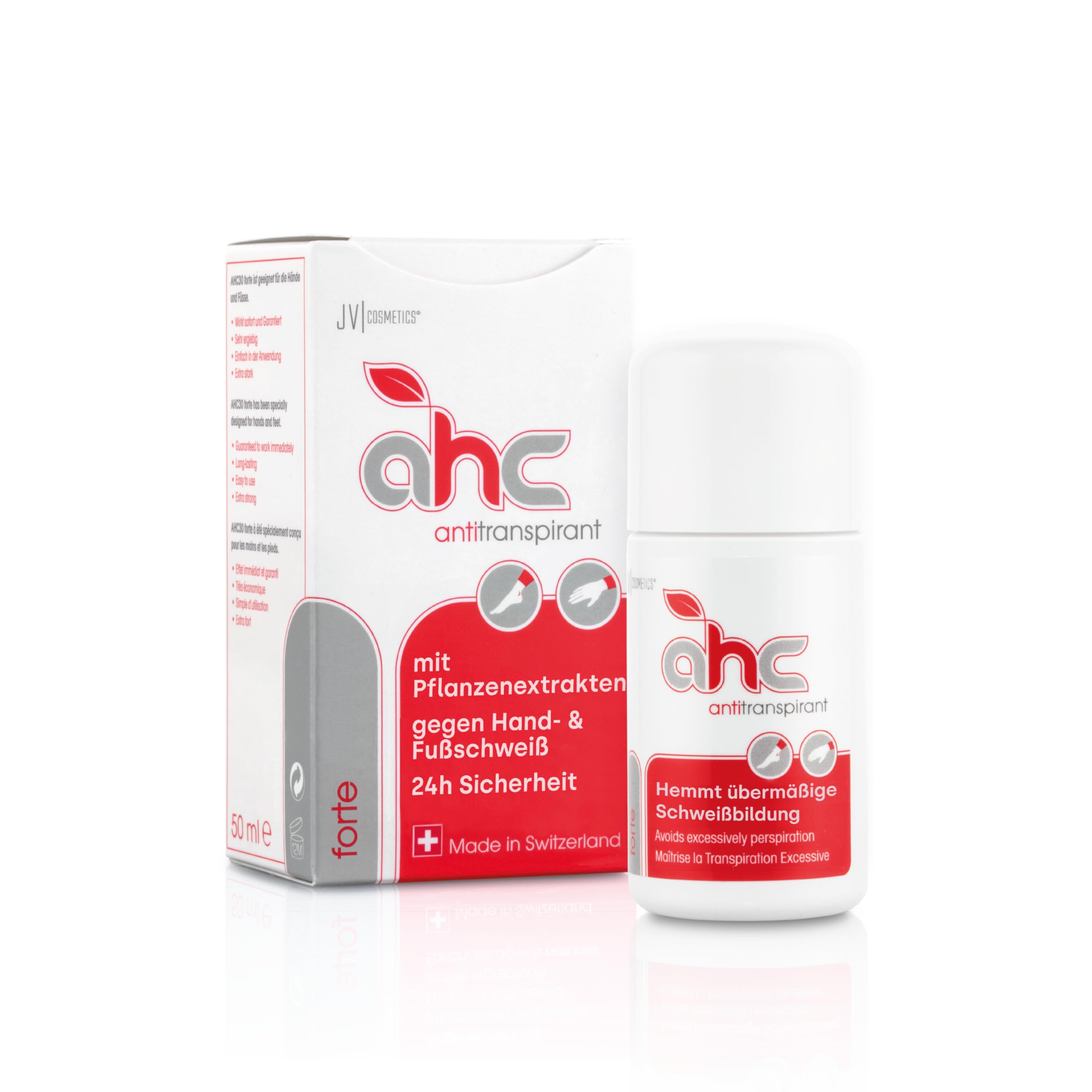 JV Cosmetics - AHC forte Antiperspirant (30 ml) - for hands and feet