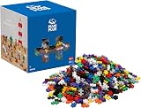 PLUS PLUS Building Blocks Toy 1200 pcs Creative STEM Learning Home Travel
