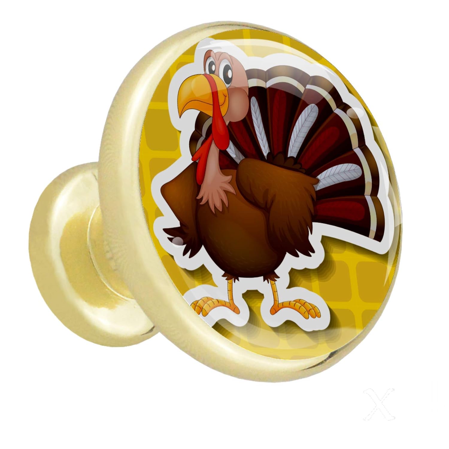 Schrankknöpfe und zieht Cartoon Truthahn Schrankknöpfe Bunte Schublade