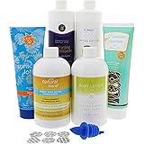 Smuggs Jugs Disguised Hidden Four Bottle Two Tube Drinking Flasks Kit (4-16 oz, 2-8 oz) Sneak Cruise Alcohol-Rum Runner