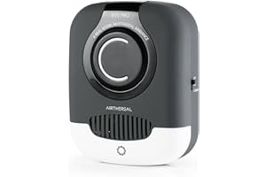 Airthereal B50-PRO Mini Ozone Generator with Negative Ion - Plug-in Odor Eliminator Disinfecting Machine with Timer and Cycled Mode