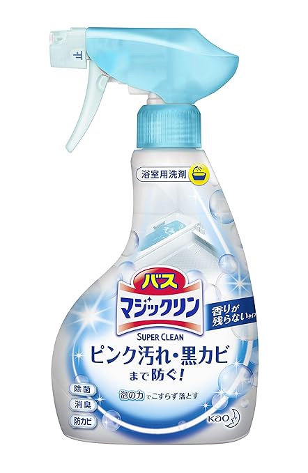 花王 バスマジックリン 泡立ちスプレー SUPERCLEAN ニオイ残らない