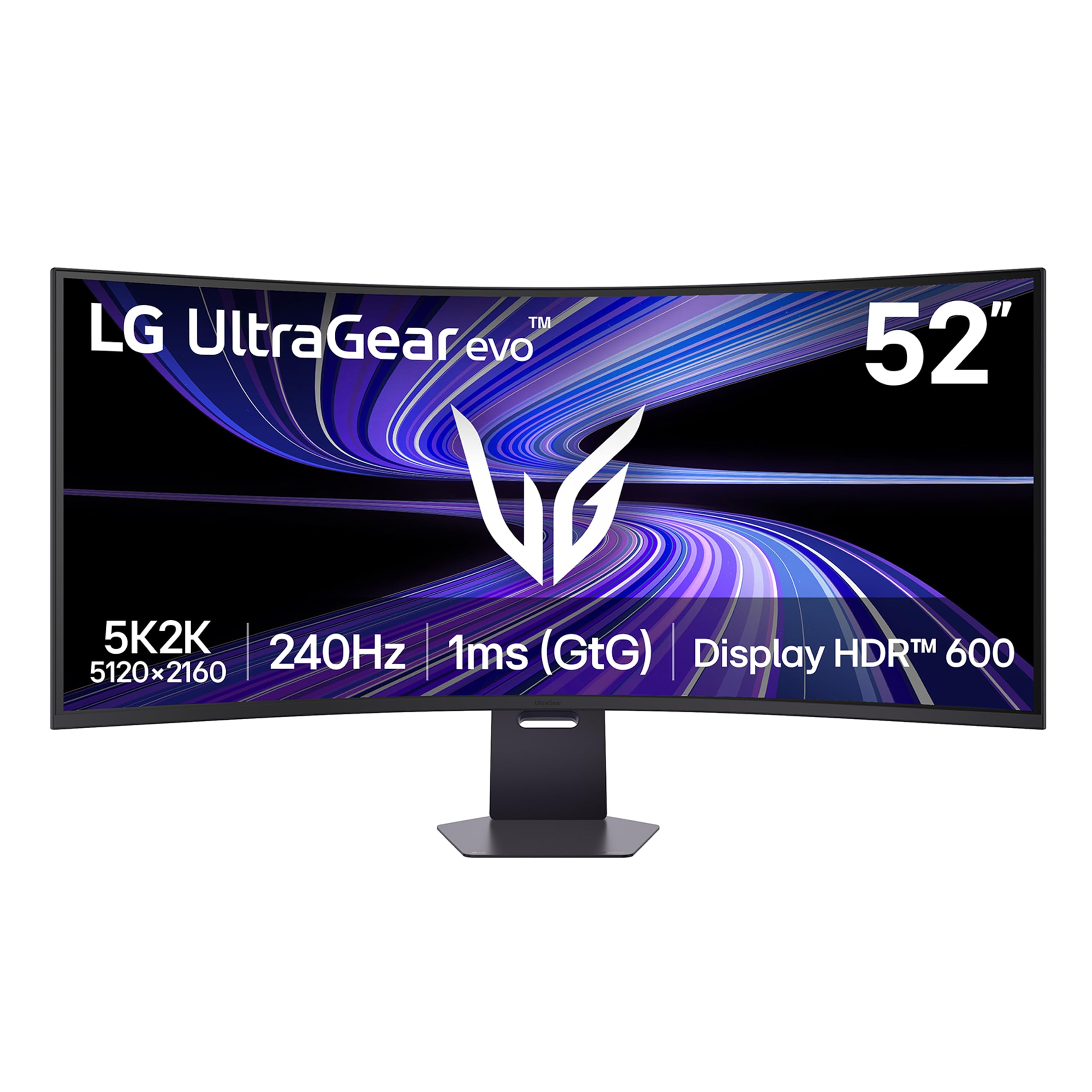 LG 52G930B-B Monitor de juegos curvo Ultragear evo G9 5K2K 240Hz 1ms de 52 pulgadas